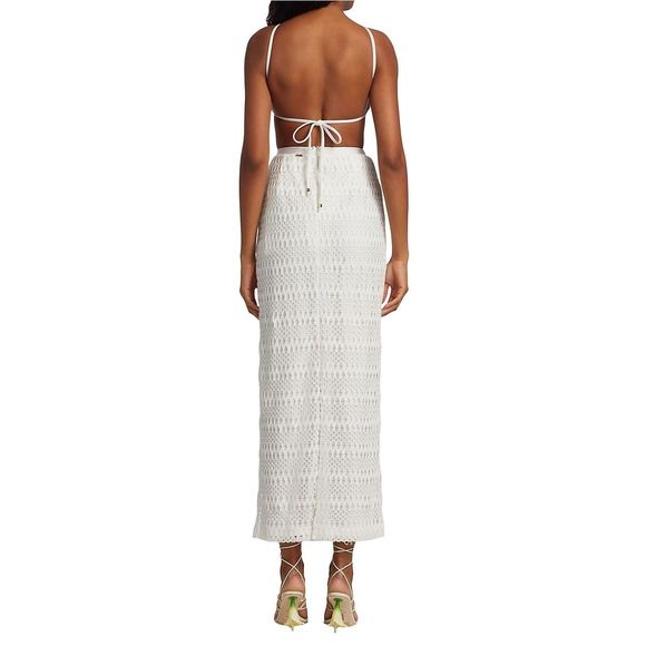 NWT PatBO Crochet Cutout Beach Dress Size 4 $650 - Picture 3 of 8